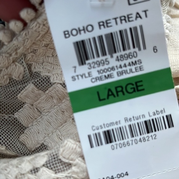 Style & Co. Crochet Detail Bohemian Retreat Sleeveless Dress - Picture 2 of 4